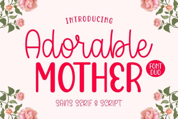 Adorable Mother Script Font for Kids & School Brands