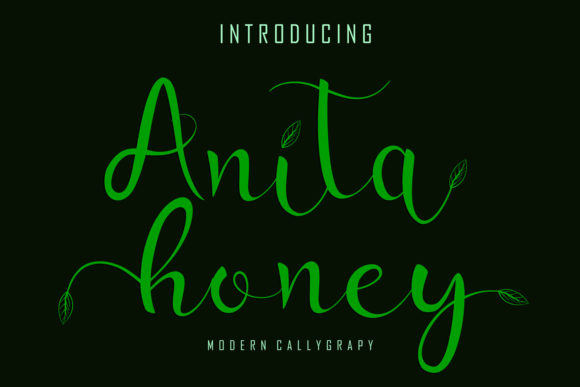 Anita Honey: A Sweet, Elegant Script Handwritten Font