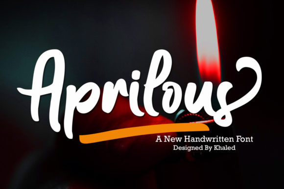 Aprilous: A Modern Script Handwritten Font for Elegant Design