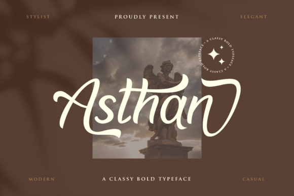 Asthan Script Font for Handmade & Boutique Brands