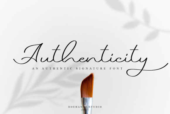 Authenticity Script Font for Elegant Brand Campaigns