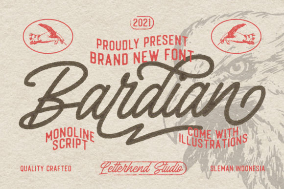 Bardian: A Magical Script Handwritten Font for Editorial Design