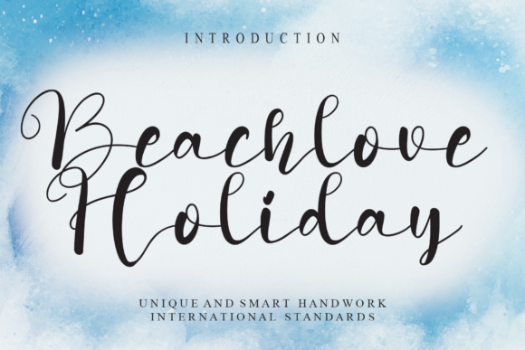 Beachlove Holiday Script Font for Elegant Campaign Design