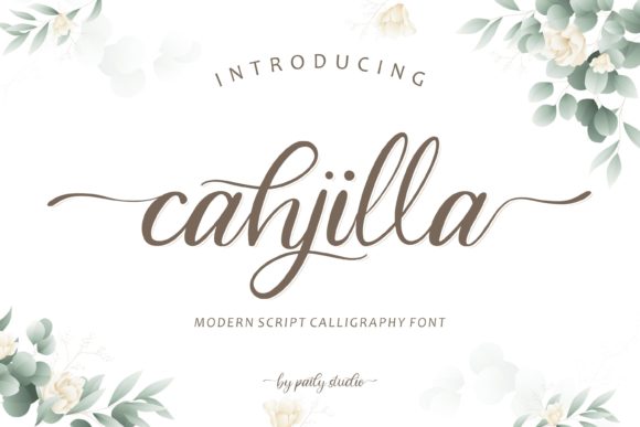 Cahjilla: A Delicate Script Font for High-Impact Brand Visuals