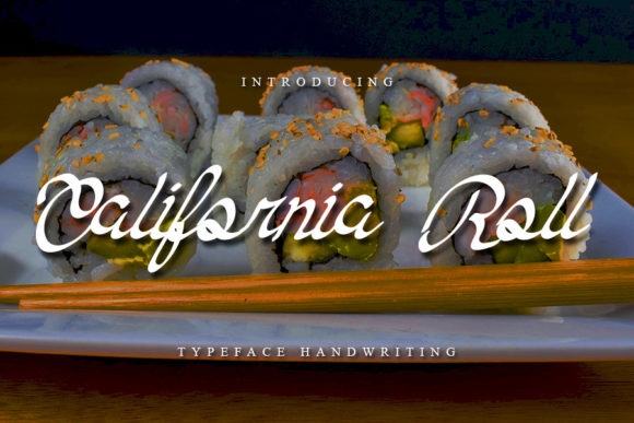 California Roll Script Font for Elegant Handmade Designs