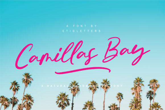 Camillas Bay: A Relaxed Script Font for Fashion & Editorial Web Design