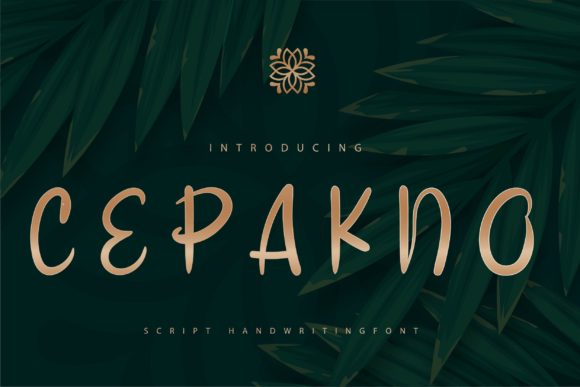Cepakno Script Font for Warm, Polished Branding