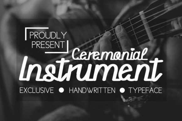 Ceremonial Instrument: A Refined Script Font for Elegant Branding