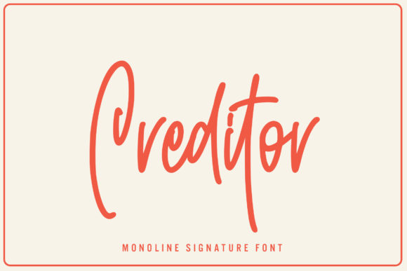 Creditor Script Font for Scroll-Stopping Visuals