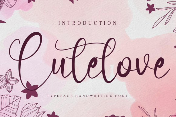 Cutelove Script Font for Elegant Branding & Social Campaigns