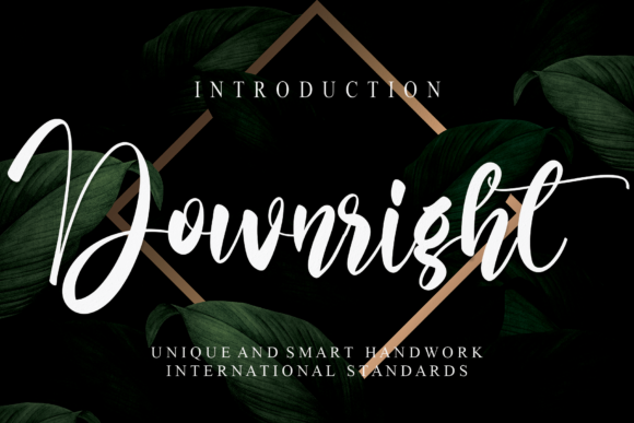 Downright: A Sweet, Professional Script Handwritten Font for Small Businesses