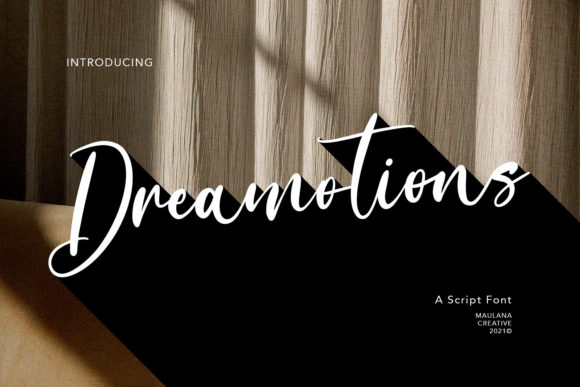 Dreamotions: A Delicate Script Font for Elegant Editorial Design