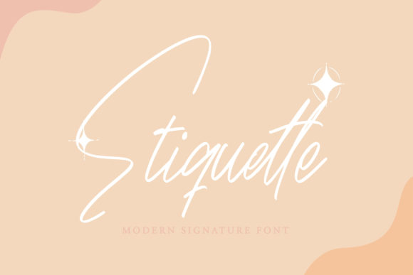 Etiquette: A Delicate Script Handwritten Font for Refined Design