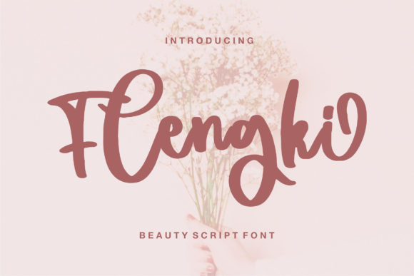 Flengki: A Whimsical Script Handwritten Font for Real Small Business Branding