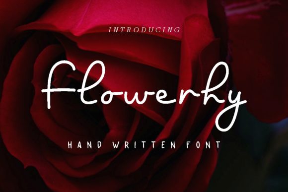 Flowerhy: A Delicate Script Font for Elegant Campaign Design