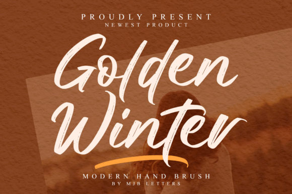 Golden Winter Script Font for Handmade Creators