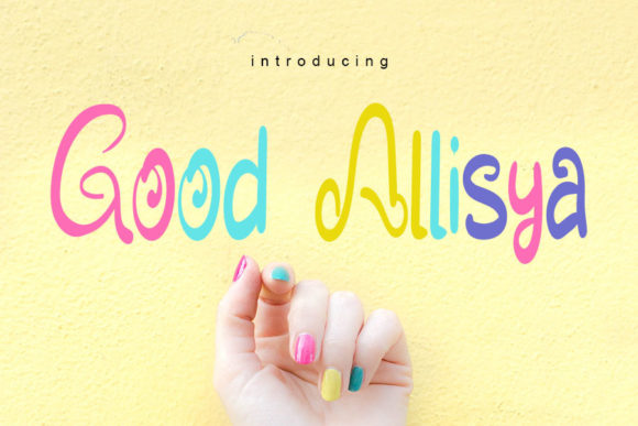 Good Allisya Script Font for Elegant Brand Identity