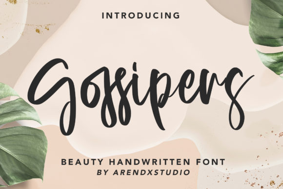 Gossipers Font: A Relaxed, Stylish Script for Luxury Branding
