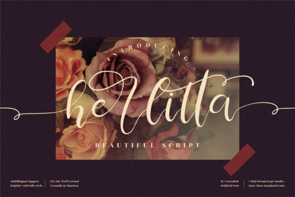 Herlitta: A Refined Script Font for Thoughtful Editorial Design