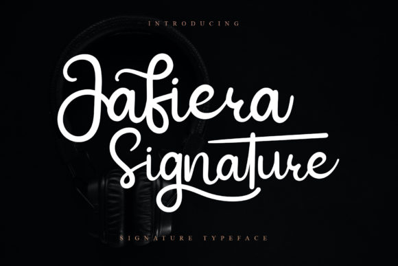 Jafiera Signature: A Refined Script Handwritten Font for Editorial Design