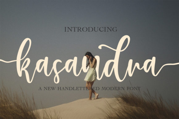Kasandra Script Font for Elegant Handmade Designs
