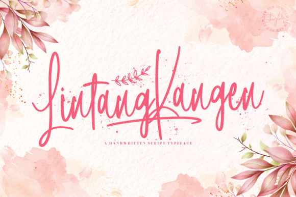 Lintang Kangen: A Refined Script Handwritten Font for Digital Branding