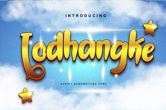 Lodhangke Script Font for Handmade & Printable Creations
