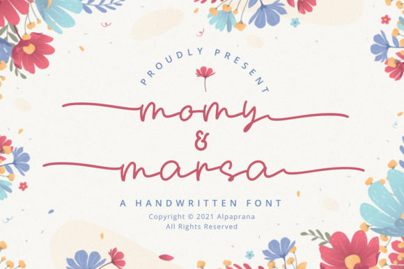 Momy Marsa Script Font for Romantic Brand Identity