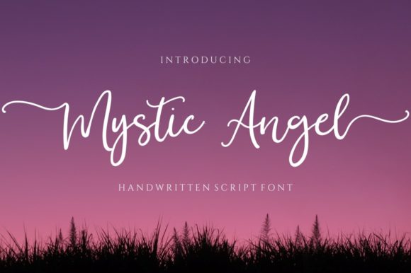 Mystic Angel Script Font for Elegant Digital Branding