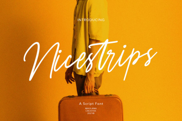 Nicestrips Script Handwritten Font for Makers