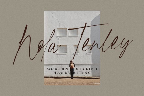 Nola Tenley: A Delicate Script Font for Editorial Elegance