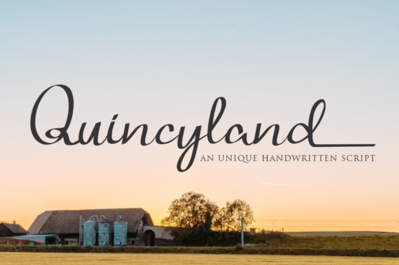 Quincyland: Elegant Script Font for High-Impact Campaigns