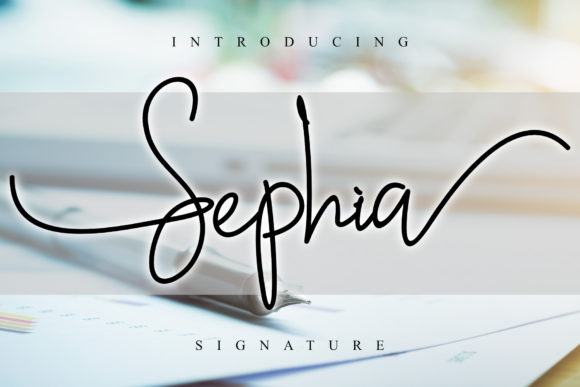 Sephia Script Font for Elegant Branding