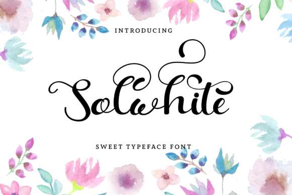 Solwhite Script Font for Elegant Branding