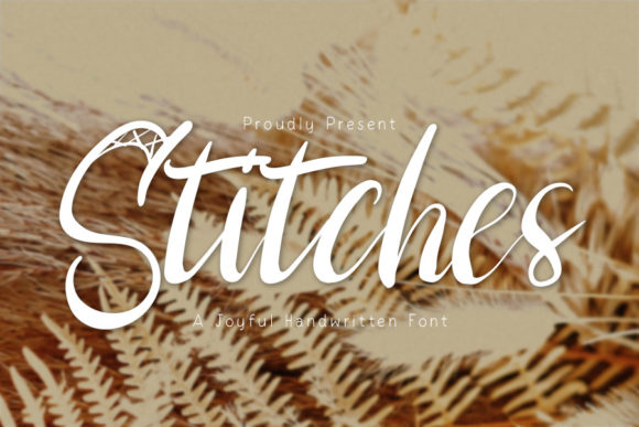 Stitches Script Font for Elegant Handmade Designs