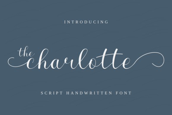 The Charlotte: A Dainty Script Font for Elegant Campaigns