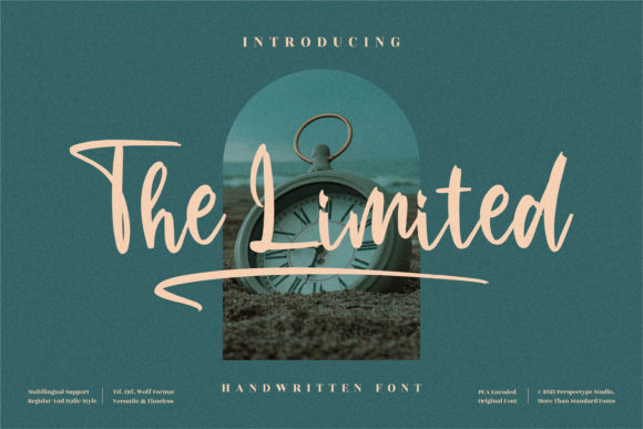 The Limited: An Elegant Script Handwritten Font for Refined Design