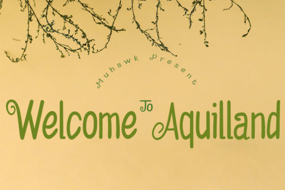 Welcome to Aquilland Font for Small Business Branding